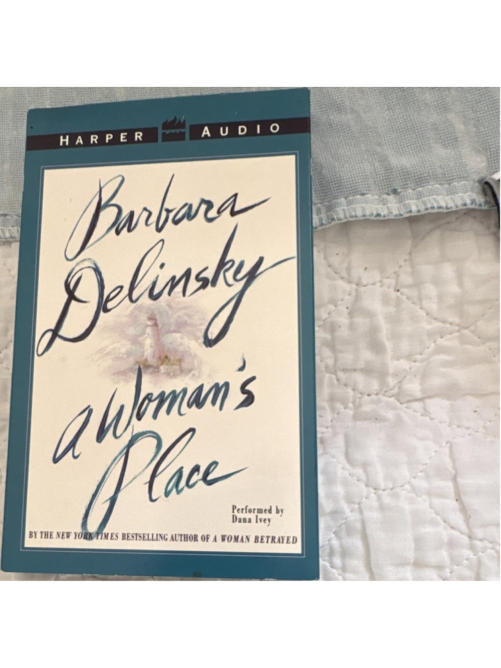 Harper Audio A Woman's Place Barbara Delinsky Audiobook Cassette Dana Ivey